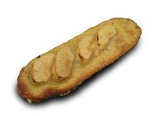 Appelmeisje: bladerdeeg, amandelspijs en partjes appel