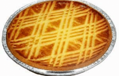 Boterkoek 6-8 pers. ongevuld of gevuld met amandelspijs