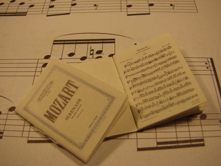 Klassieke muziek partituur Mozart
